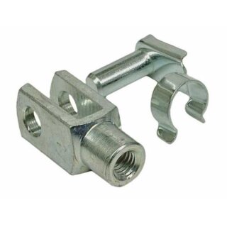 Gabel mit Klammer 6mm 24mm
