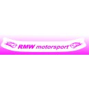 Visier Aufkleber RMW motorsport pink