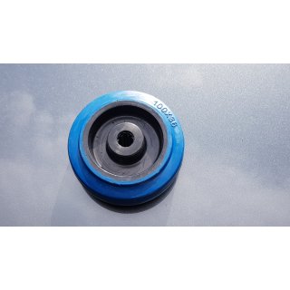 Blue Wheel Rolle für Kartwagen d100mm