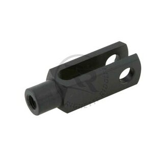 Gabelkopf Aluminium 36 mm schwarz für Bremsgestänge