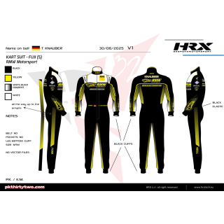 RMW Team Overall Tiger HRX 2025 Anzug