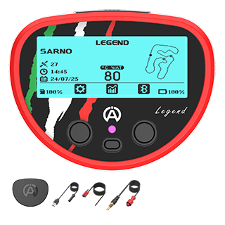 Alfano LEGEND P1 Kit mit Schutzabdeckung, USB-Ladekabel, RPM-Kabel, NTC-Wassersensor