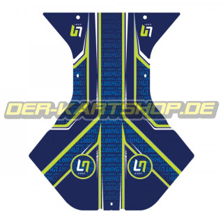 LN Racing Kart Bodenblech KZ mit Designkit Aufkleber ab MY2022