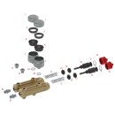 OTK Hauptbremszylinder komplett BWZ KZ DD2 16–9 mm roter Staubschutz